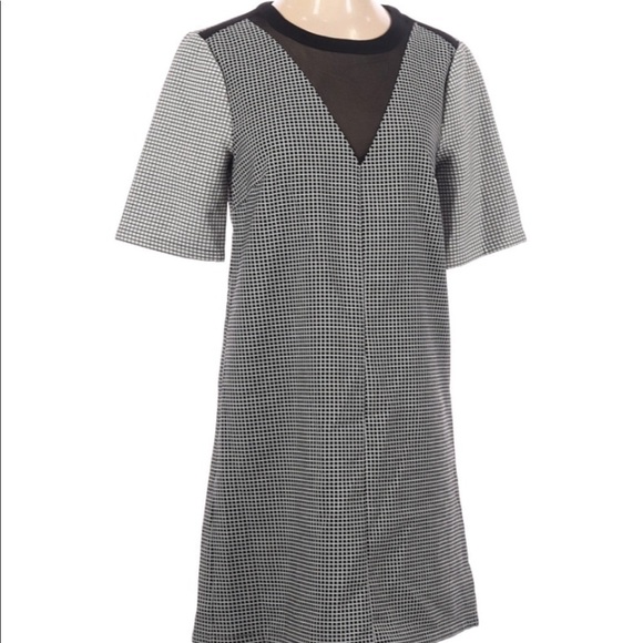 NEW BCBGENERATION Black Checkered Dress XS - Picture 1 of 8